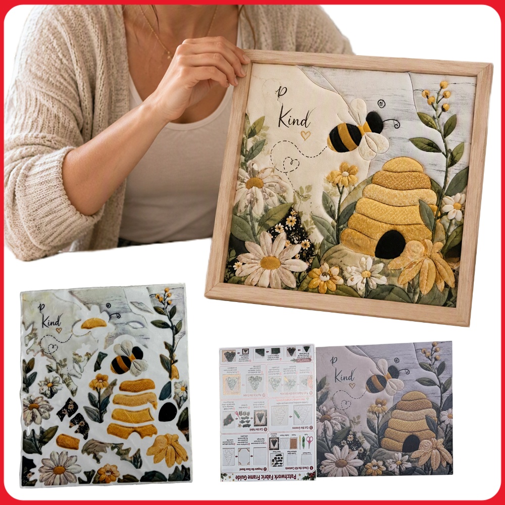 Embroidery Craft - Kit de broderie à l'aiguille perforante