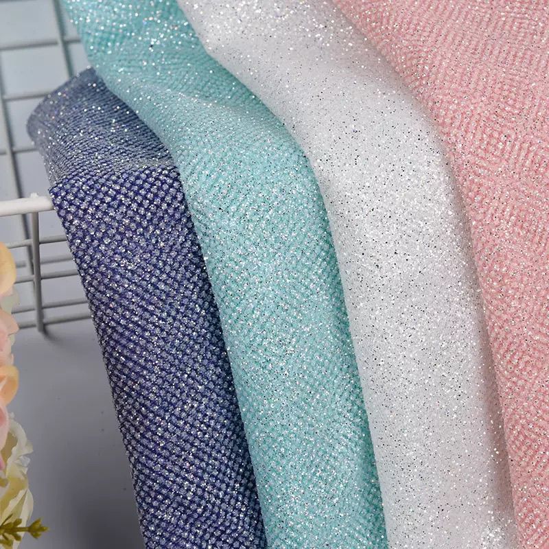 Crystal Mesh Fabric - Tissu en maille à paillettes pour