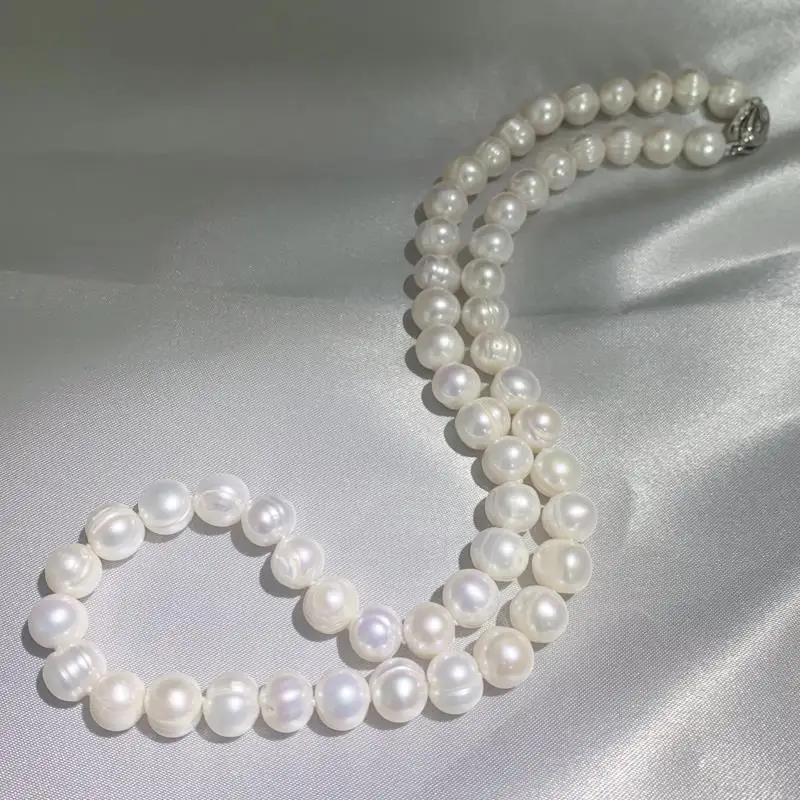 Pearl Trim Chain - Collier de perles naturelles en gros,