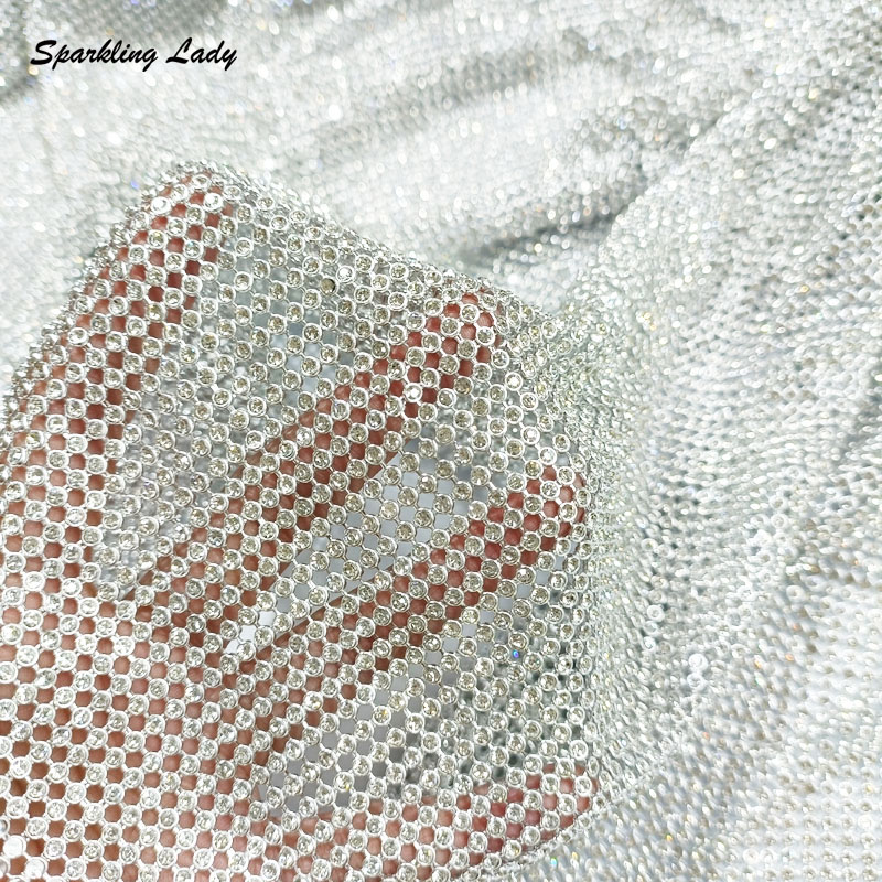Tissu en maille de cristal d'a - Crystal Mesh Fabric avis et prix