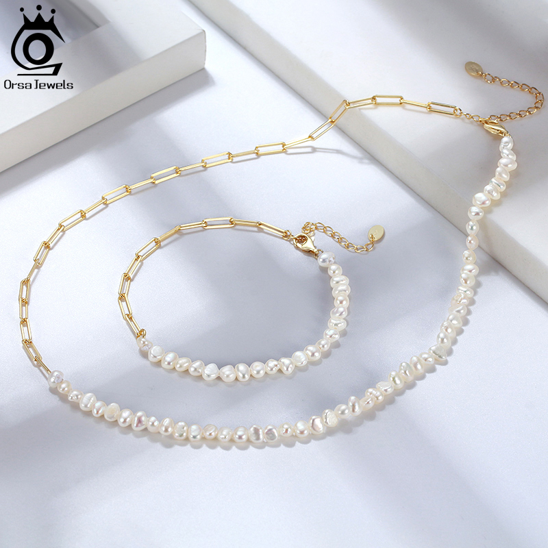 ORSA JEWELS Collier ras du cou - Pearl Trim Chain avis et prix