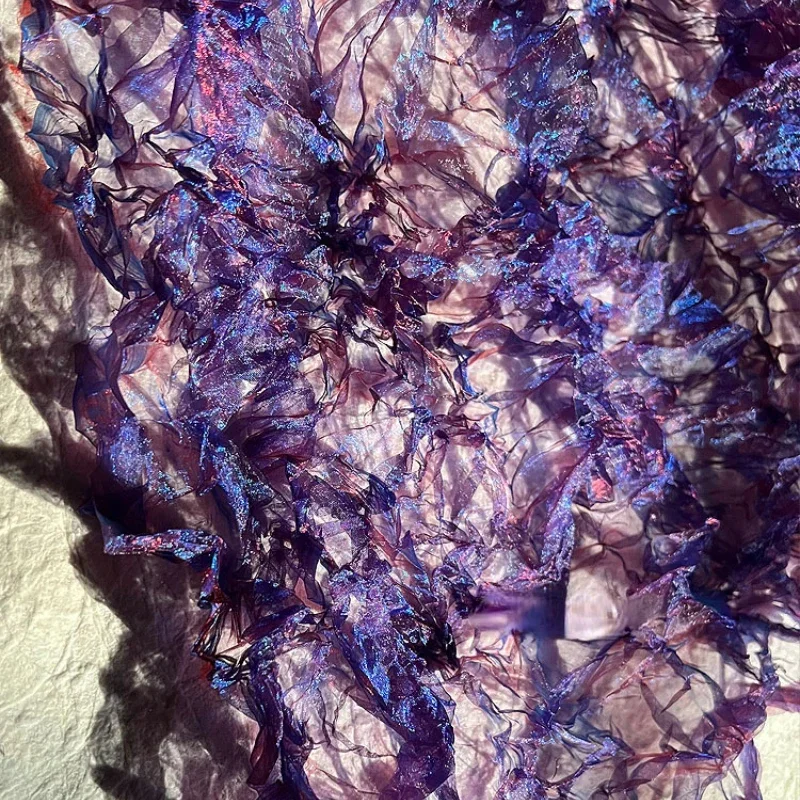 Tissu en maille laser plissée  - Crystal Mesh Fabric avis et prix