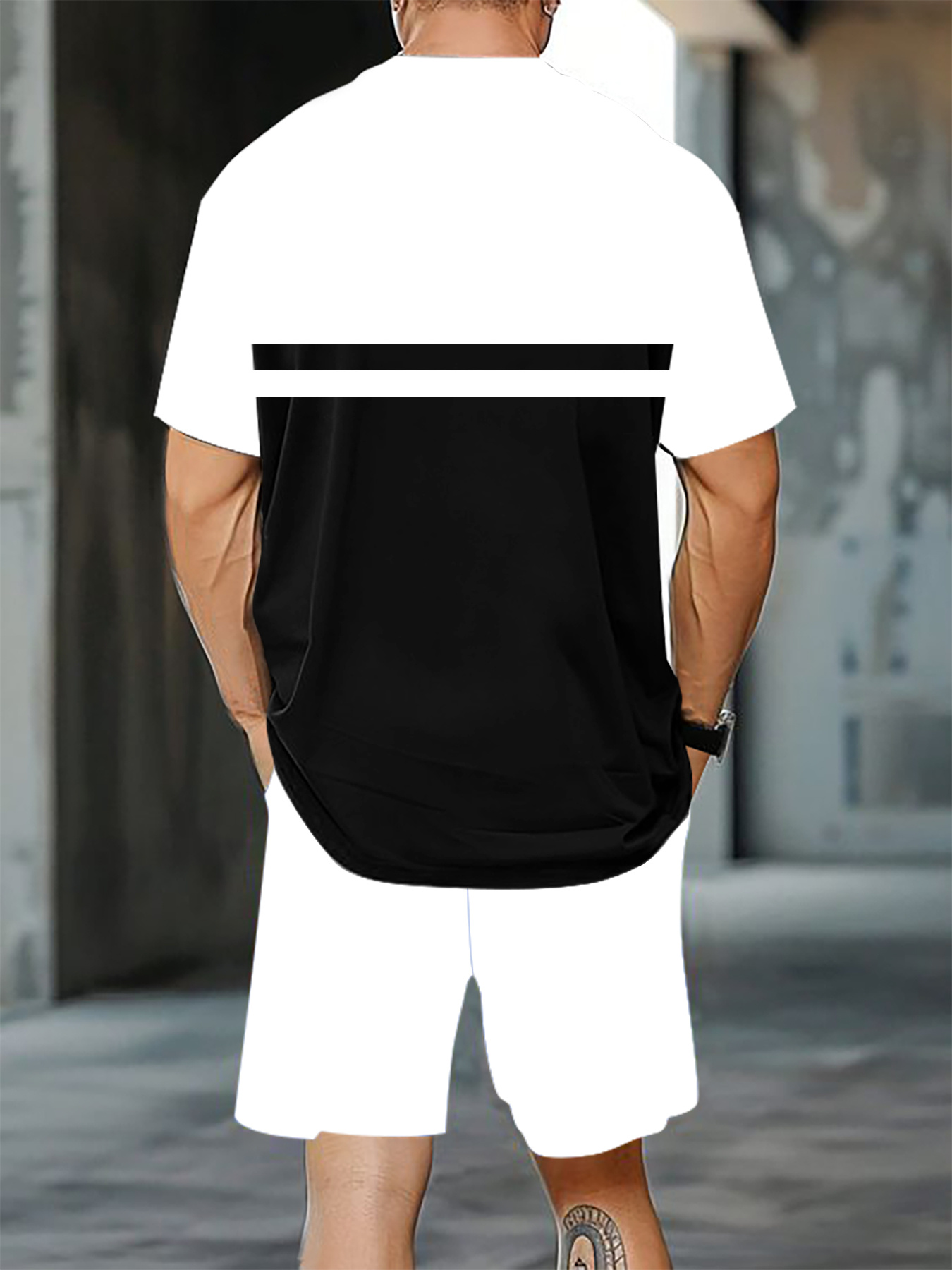 Ensemble short et t-shirt à ma - Embellish Knit avis et prix