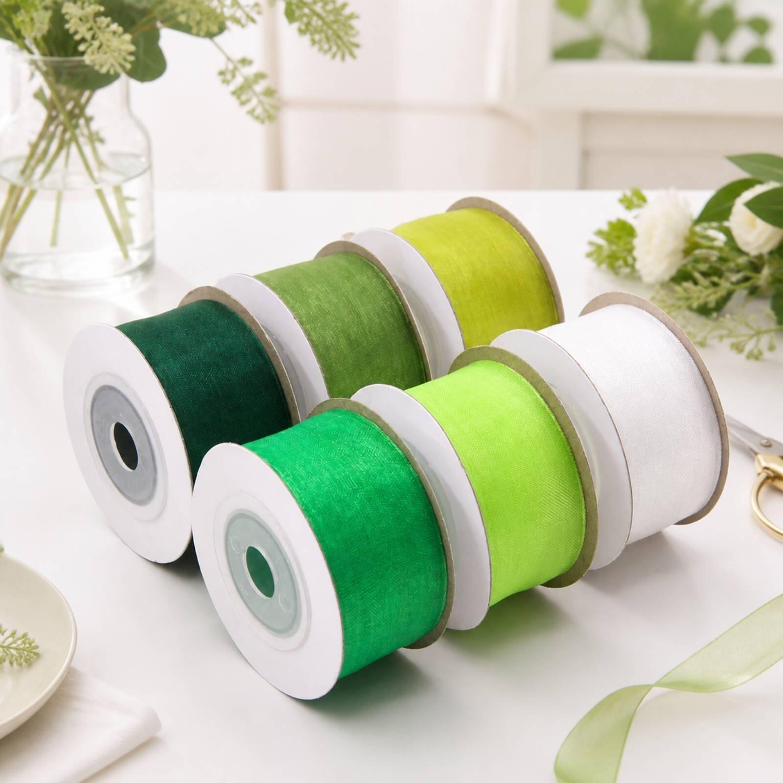 Bobine de ruban décoratif tran - Organza Ribbon Spool avis et prix