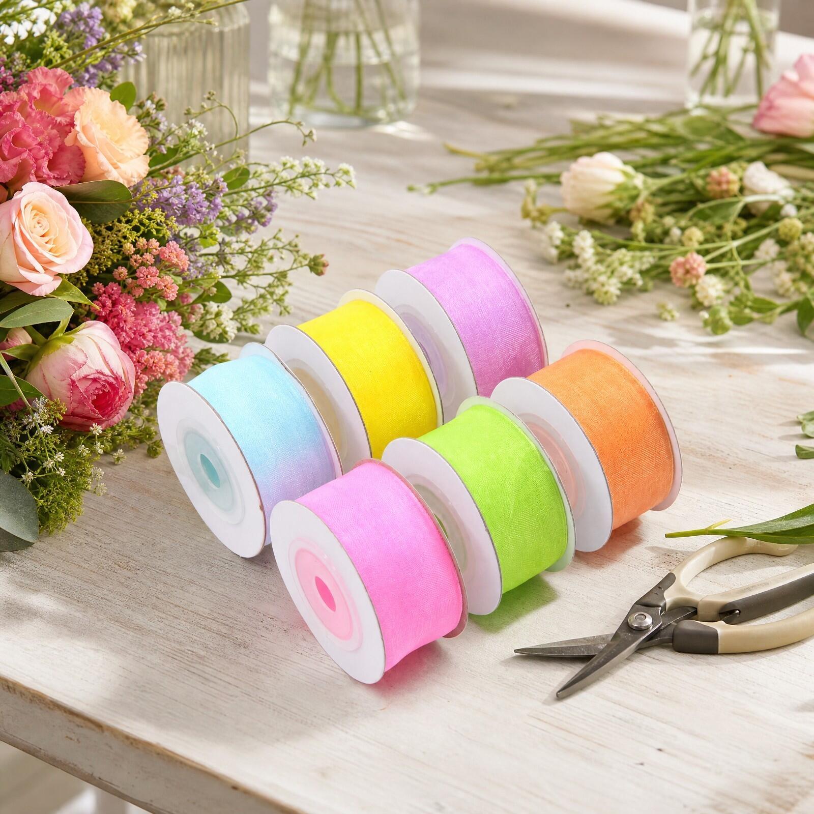 Bobine de ruban décoratif tran - Organza Ribbon Spool avis et prix