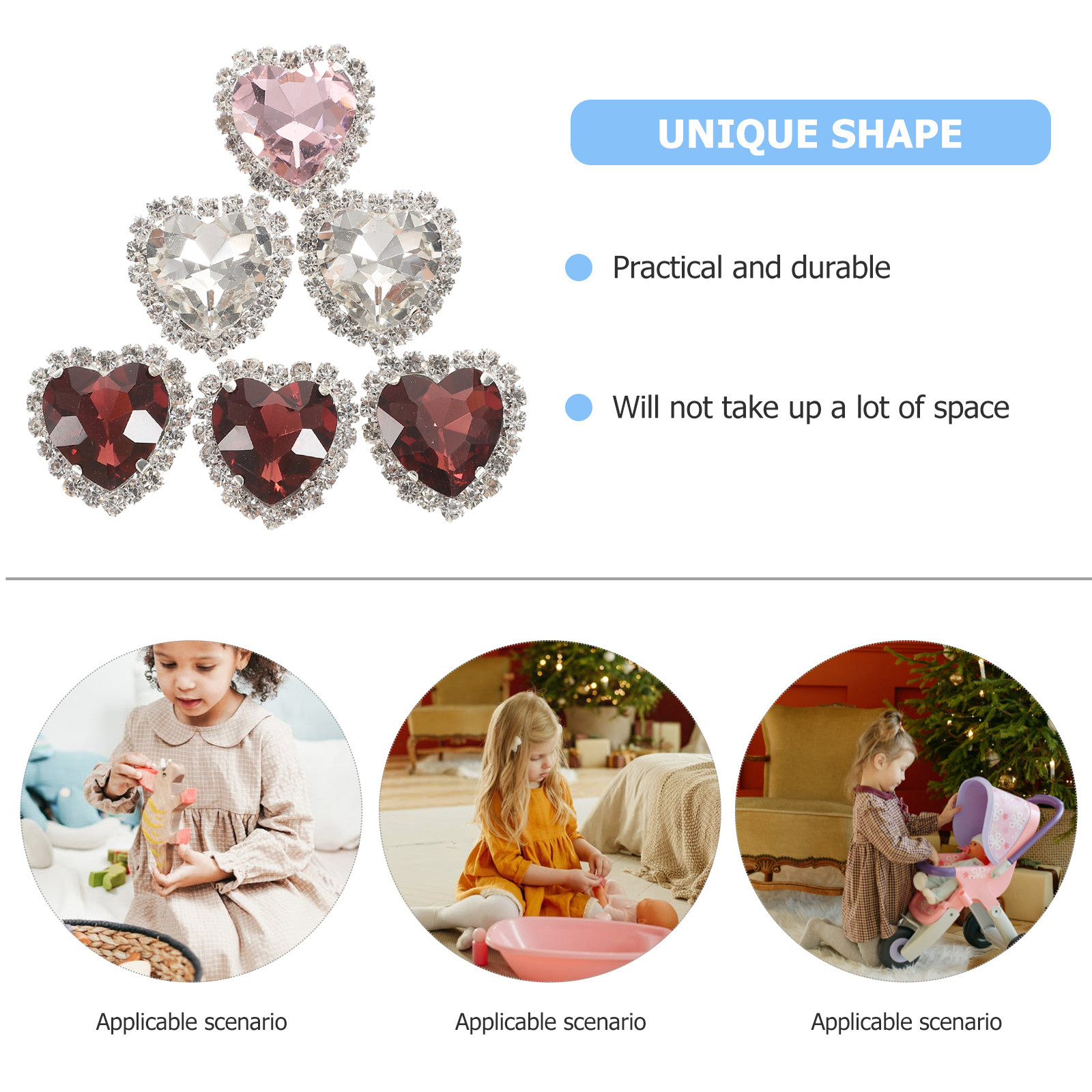 30 pièces, strass en forme de  - Embellishment Glue Craft avis et prix
